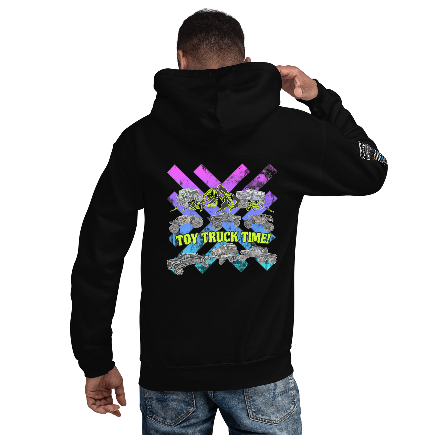 toy truck time hoodie