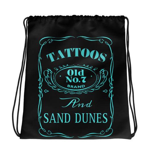 TATTOOS AND SAND DUNES PULLSTRING BAG