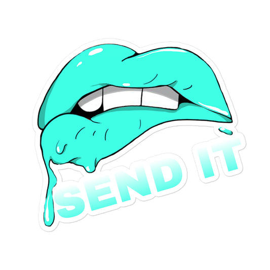 LIPS SEND IT STICKER